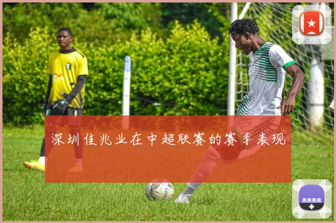 深圳佳兆业在中超联赛的赛季表现
